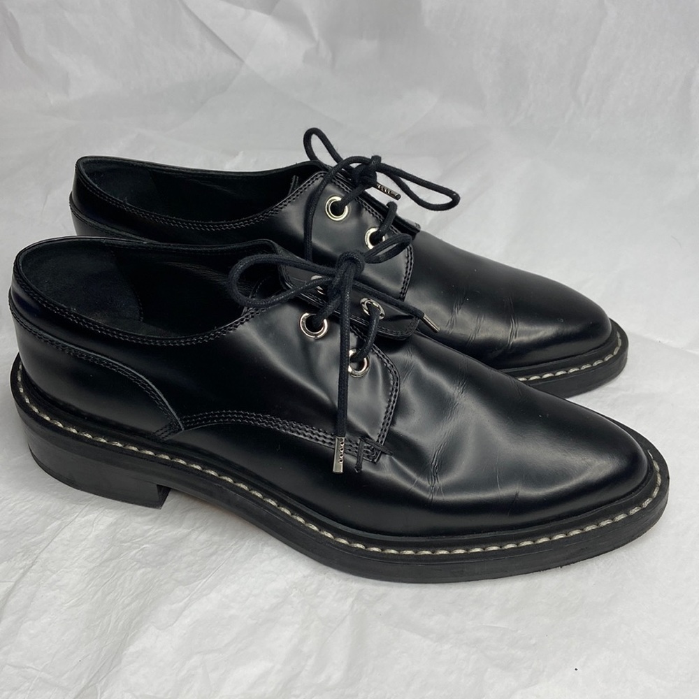 Rag & bone black 1.5” heel size 9/ 39 lace up oxford loafers excellent condition